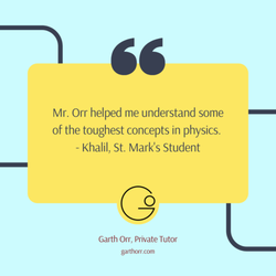 Garth Orr - Student Testimonial