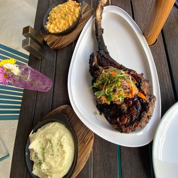 Urban Prime - Brasstown Cowboy Cut Ribeye, mashed potatoes, lobster mac n cheese - Sandwiches Near Me - Melbourne, Florida Urban Prime - Brasstown Cowboy Cut Ribeye, mashed potatoes, lobster mac n cheese - Sandwiches Near Me - Melbourne, Florida