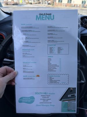 Menu photo 2 White Dog Coffee  Spokane, WA