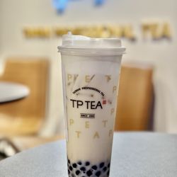 TP Tea - FS Osmanthus Tea Latte (with cheese foam)