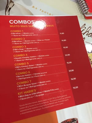 Menu photo 2 Habib's Brasília, DF