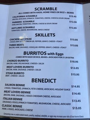 Menu photo 7 Sunrise Restaurant Seattle, WA Menu photo 7 Sunrise Restaurant Seattle, WA