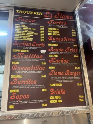 Menu photo 1 Taqueria La Flama Medford, OR Menu photo 1 Taqueria La Flama Medford, OR