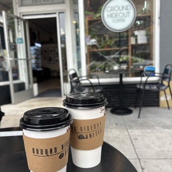 Ground Hideout Coffee - Americano / white mocha - Coffee & Tea Near Me - Long Beach, California