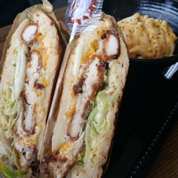 Fresh To Order - Chicken tender panini with Mac and cheese side - New American Near Me - Marietta, Georgia Fresh To Order - Chicken tender panini with Mac and cheese side - New American Near Me - Marietta, Georgia