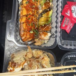 Dragon Roll, Spicy tune crunch roll, Lion King Roll