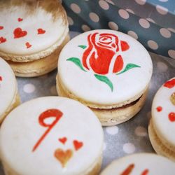 Dolceroons - My husband loved his surprise! Customized Macarons!