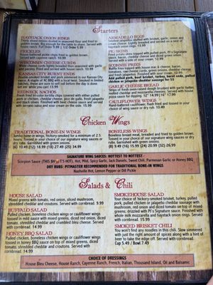 Menu photo 3 Parker John's BBQ & Pizza Stevens Point, WI