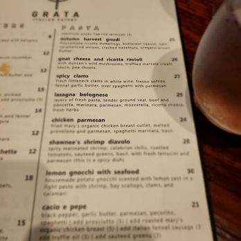 GRATA Italian Eatery - Menu - Italian Near Me - Windsor, California GRATA Italian Eatery - Menu - Italian Near Me - Windsor, California