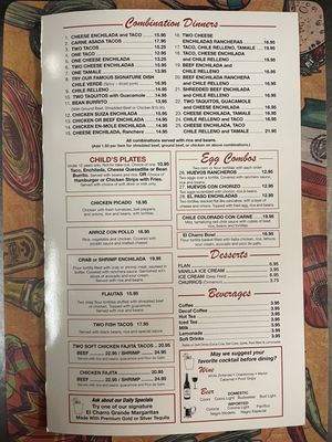 Menu photo 5 El Charro Montrose, CA