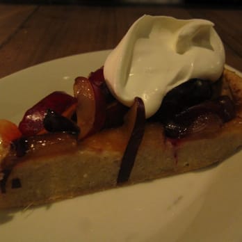 Gjelina - plum marzipan, creme fraiche - New American Near Me - Venice, California Gjelina - plum marzipan, creme fraiche - New American Near Me - Venice, California