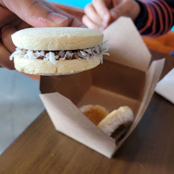 Seatango Foods - Alfajor Cookie Sandwich - coconut and chocolate filling - Empanadas Near Me - Seattle, Washington Seatango Foods - Alfajor Cookie Sandwich - coconut and chocolate filling - Empanadas Near Me - Seattle, Washington
