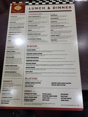 Menu photo 4 Darrell's Dog Gone Good Diner Bushnell, FL Menu photo 4 Darrell's Dog Gone Good Diner Bushnell, FL