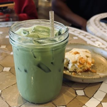 Eat Real Cafe - Iced Matcha with oat milk was delicious - Cafes Near Me - Newhall, California Eat Real Cafe - Iced Matcha with oat milk was delicious - Cafes Near Me - Newhall, California