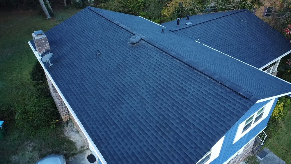 Slide of Blue Wing Roofing