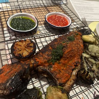 Shukette - Fish in a cage - Middle Eastern Near Me - New York, New York