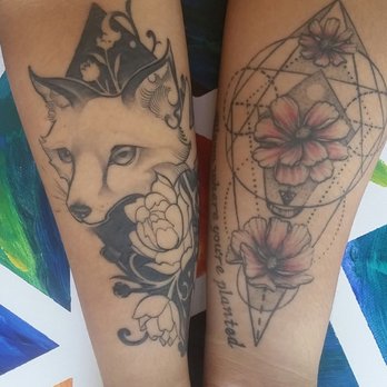 Outer Limits Tattoo - Fox tattoo by brandoom(unfinished) but made to go with my other forearm - Tattoo Near Me - Long Beach, California