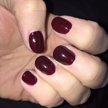 Divine Nails And Lashes - Ask for Lena! Color: Essie "Berry Naughty" - Nail Salons Near Me - Irvine, California