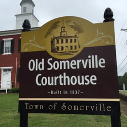 Old Somerville Courthouse - Sign.