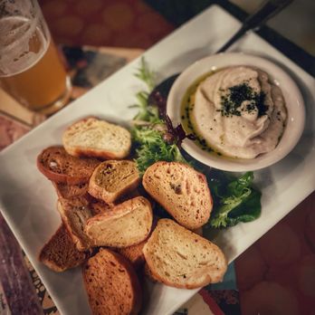 Bacchus - Roasted garlic and rosemary puree with crostini - Italian Near Me - Richmond, Virginia Bacchus - Roasted garlic and rosemary puree with crostini - Italian Near Me - Richmond, Virginia