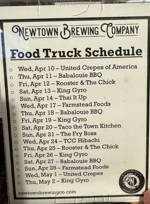 Menu photo 3 Newtown Brewing Newtown, PA Menu photo 3 Newtown Brewing Newtown, PA