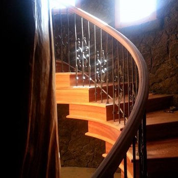 Walk On Wood Floor - a spiral staircase - Flooring Near Me - Captain Cook, Hawaii Walk On Wood Floor - a spiral staircase - Flooring Near Me - Captain Cook, Hawaii