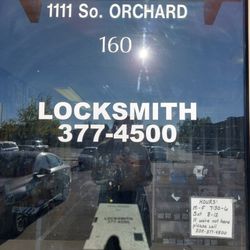 A1 Lock and Safe - Front door with our hours