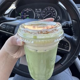 Banana Matcha Latte Banana Matcha Latte