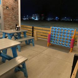Tacos 4 Life - Outside patio area. Gives an area for fresh air and if you want some space for the little ones to play around at.