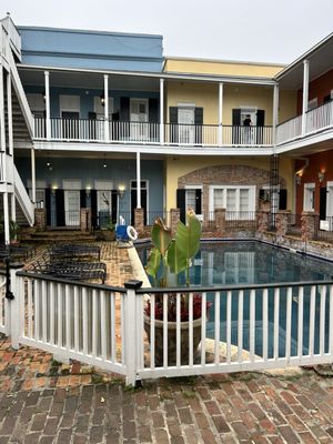 New Orleans Courtyard by the French Quarter by null