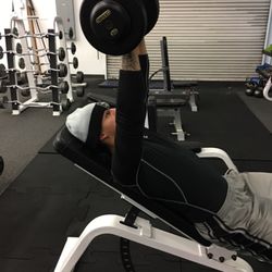 Incline Dumbbell press