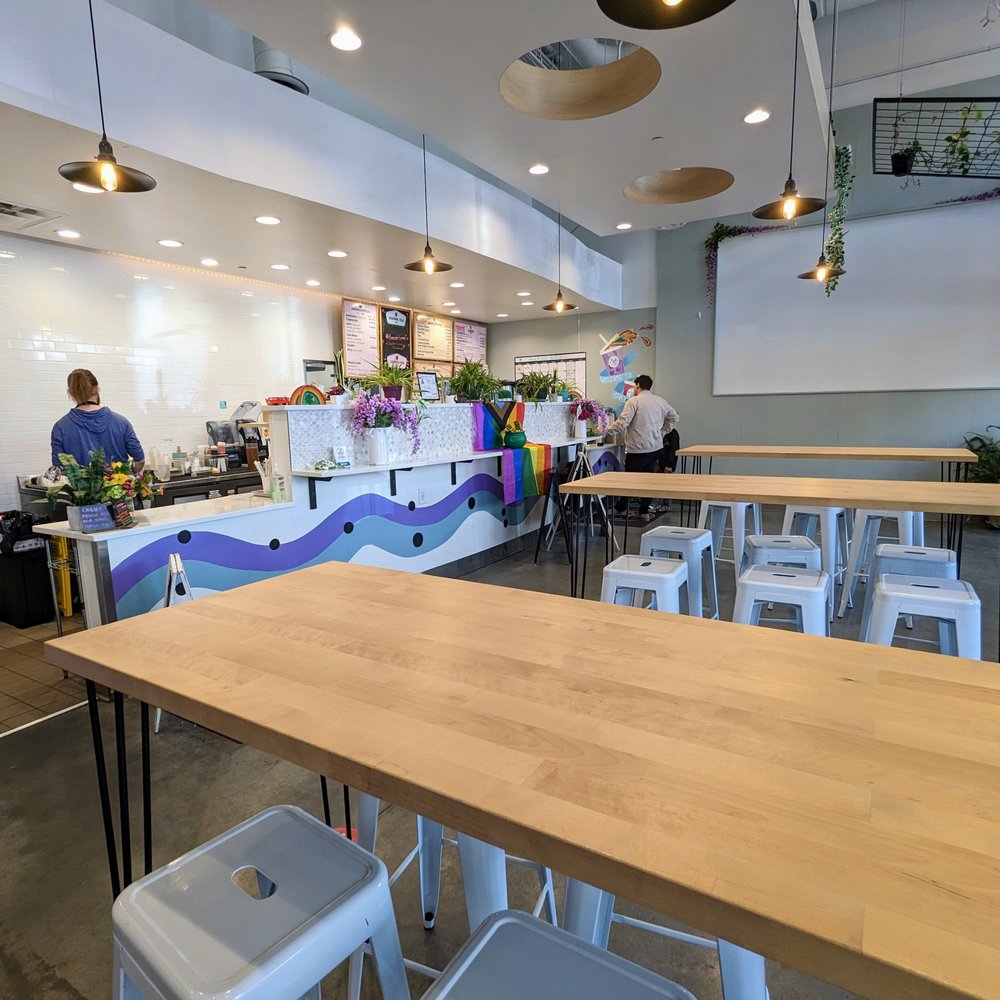 Cha House - Raleigh - Inside. Facing the pick-up counter. - Bubble Tea Near Me - Raleigh, North Carolina