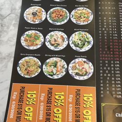 China King - Menu has coupons!