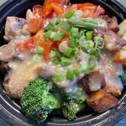 a bowl of food a bowl of food