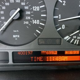 The mileage on my 2003 BMW X5. Photo taken March 30,2021