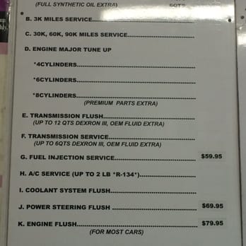 A-One Auto - Service Board 1. (2006 Prius, regular oil: oil change=$25) - Auto Repair Near Me - San Lorenzo, California A-One Auto - Service Board 1. (2006 Prius, regular oil: oil change=$25) - Auto Repair Near Me - San Lorenzo, California