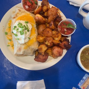 Mrs. Olson's Coffee Hut - Breakfast burrito with sausage. - American Near Me - Oxnard, California