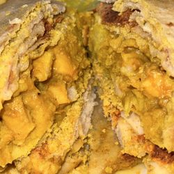 Teddy's Roti Shop - Conch roti