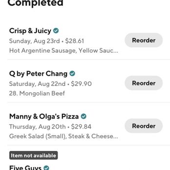 Crisp & Juicy - Here is my proof as I ordered via DoorDash!! - Chicken Shop Near Me - Silver Spring, Maryland