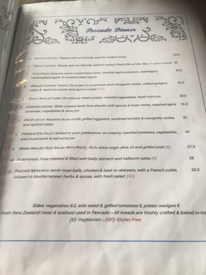 Menu photo 1 Pescado Auckland, AUK