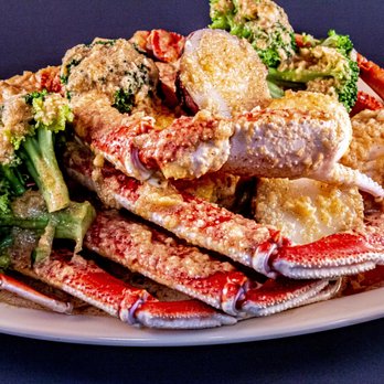 Kajun Seafood - Boiled Snow Crab combo with corn, potato, broccoli and boiled egg - Fish & Chips Near Me - Duluth, Georgia