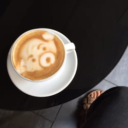 Nöller Espressobar - Incredible latte art, made with Oatly brand vegan milk