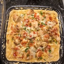 Cajun Bones - Salmon Pasta with Peppers and Onions