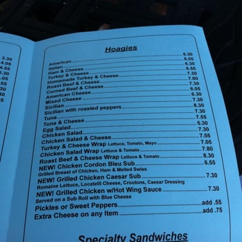 Villa Deli - a menu for a special occasion - Delis Near Me - Sicklerville, New Jersey