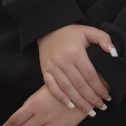 Luxury Nails - I wanted French tips but what is this!? The white literally went down to the middle and looked gross.