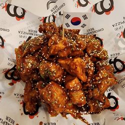 99k Chicken and Pizza - Suwanee - Mild chicken popcorn. Very delicious!