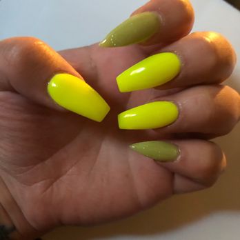 Galaxy Nails - #dippowder #neonyellowglitz #nails - Nail Salons Near Me - Yuba City, California Galaxy Nails - #dippowder #neonyellowglitz #nails - Nail Salons Near Me - Yuba City, California