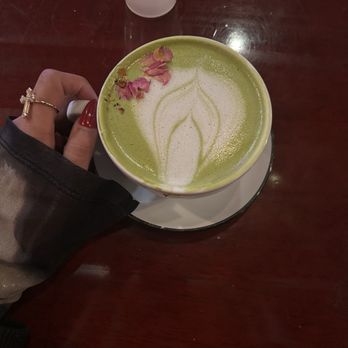 Cafe Loft - Hot matcha latte 7/10 - Coffee & Tea Near Me - Los Angeles, California