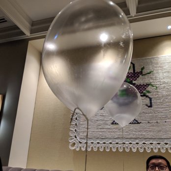 Alinea - The infamous helium balloon - New American Near Me - Chicago, Illinois