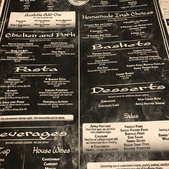 O'Rorke's Eatery & Spirits - The menu - Irish Near Me - Gettysburg, Pennsylvania O'Rorke's Eatery & Spirits - The menu - Irish Near Me - Gettysburg, Pennsylvania